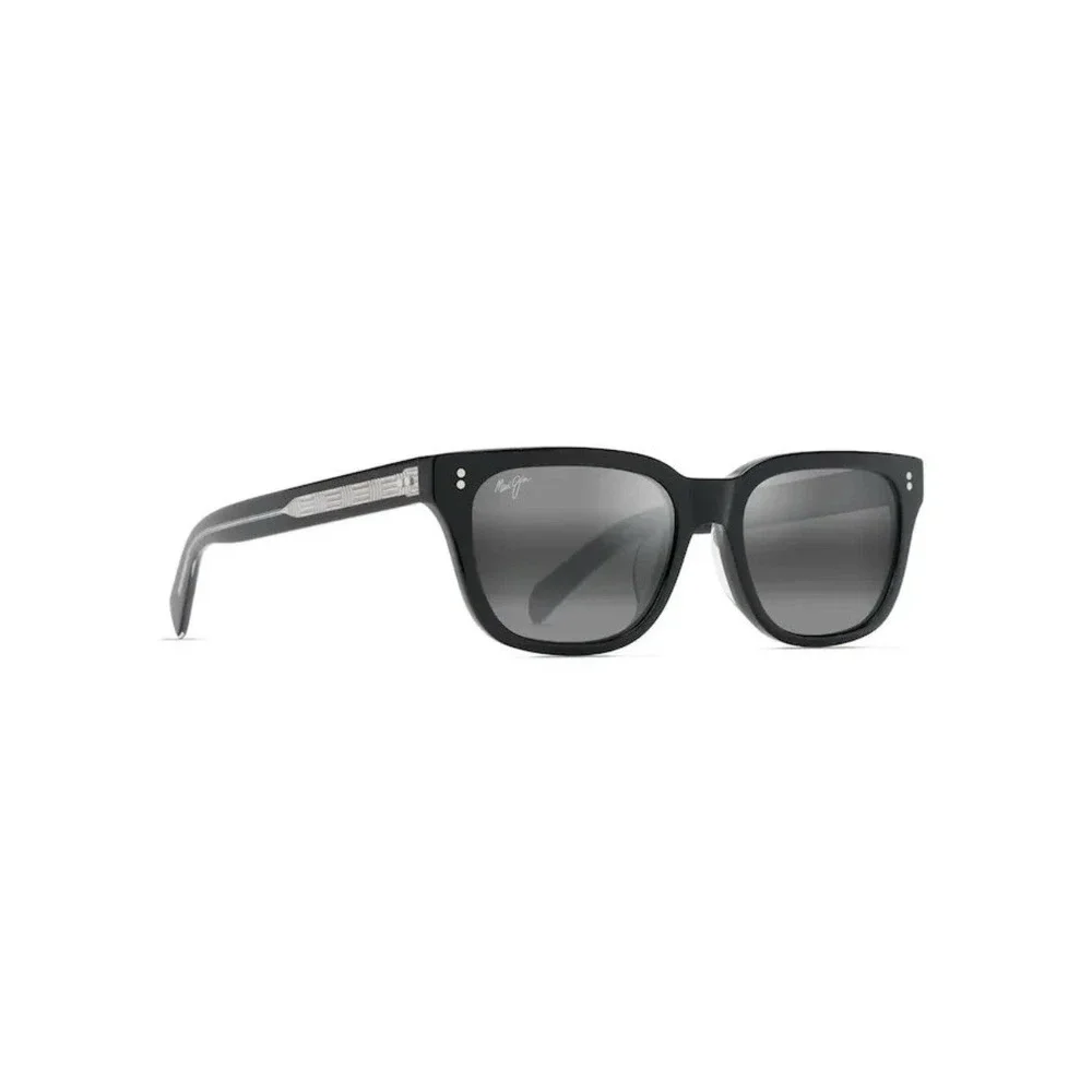 Maui Jim Likeke Black Crystal w/Silver Arrow NEW Glass Sunglasses 894-02 $369